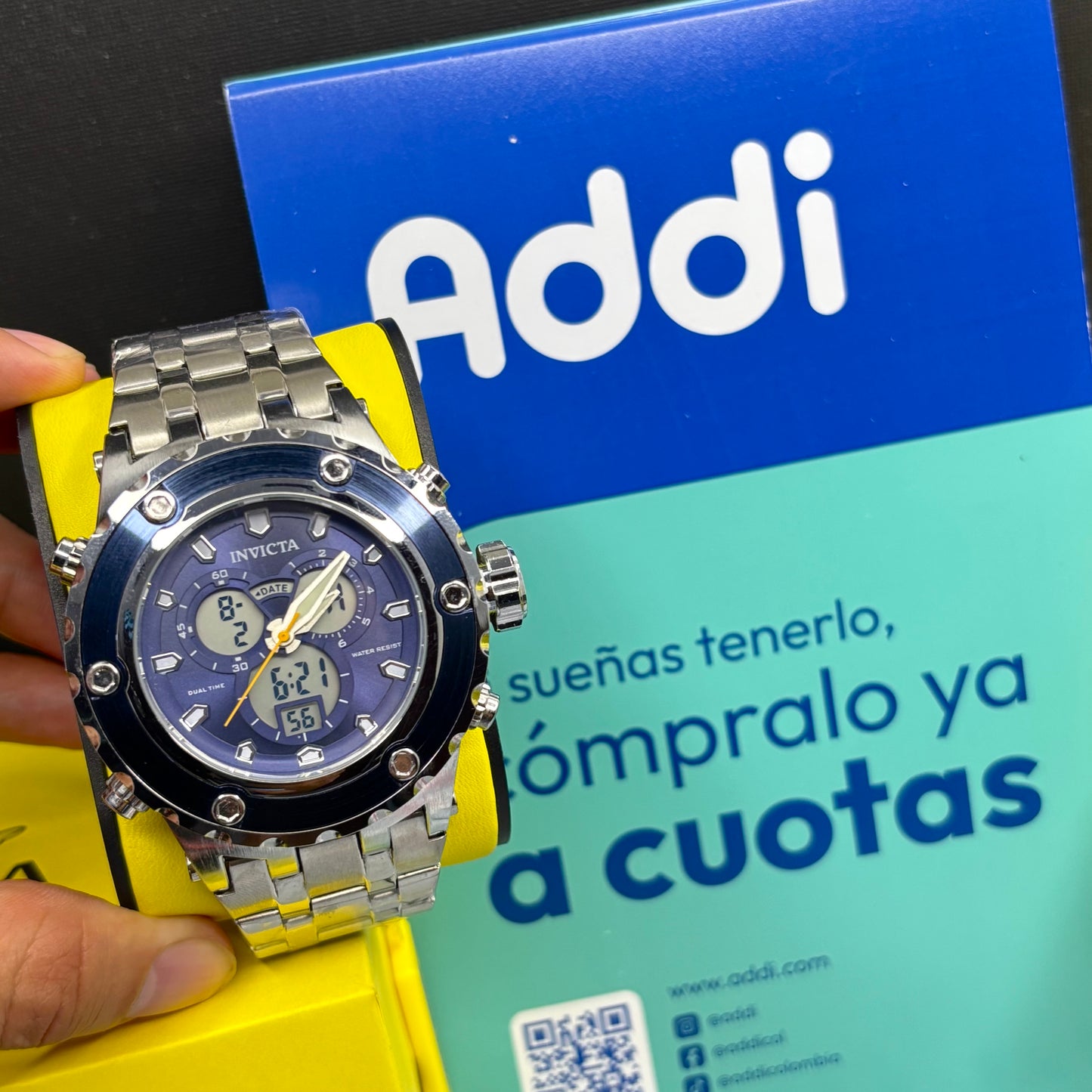 INVICTA DOBLE HORA PARA HOMBRE REF-APNA