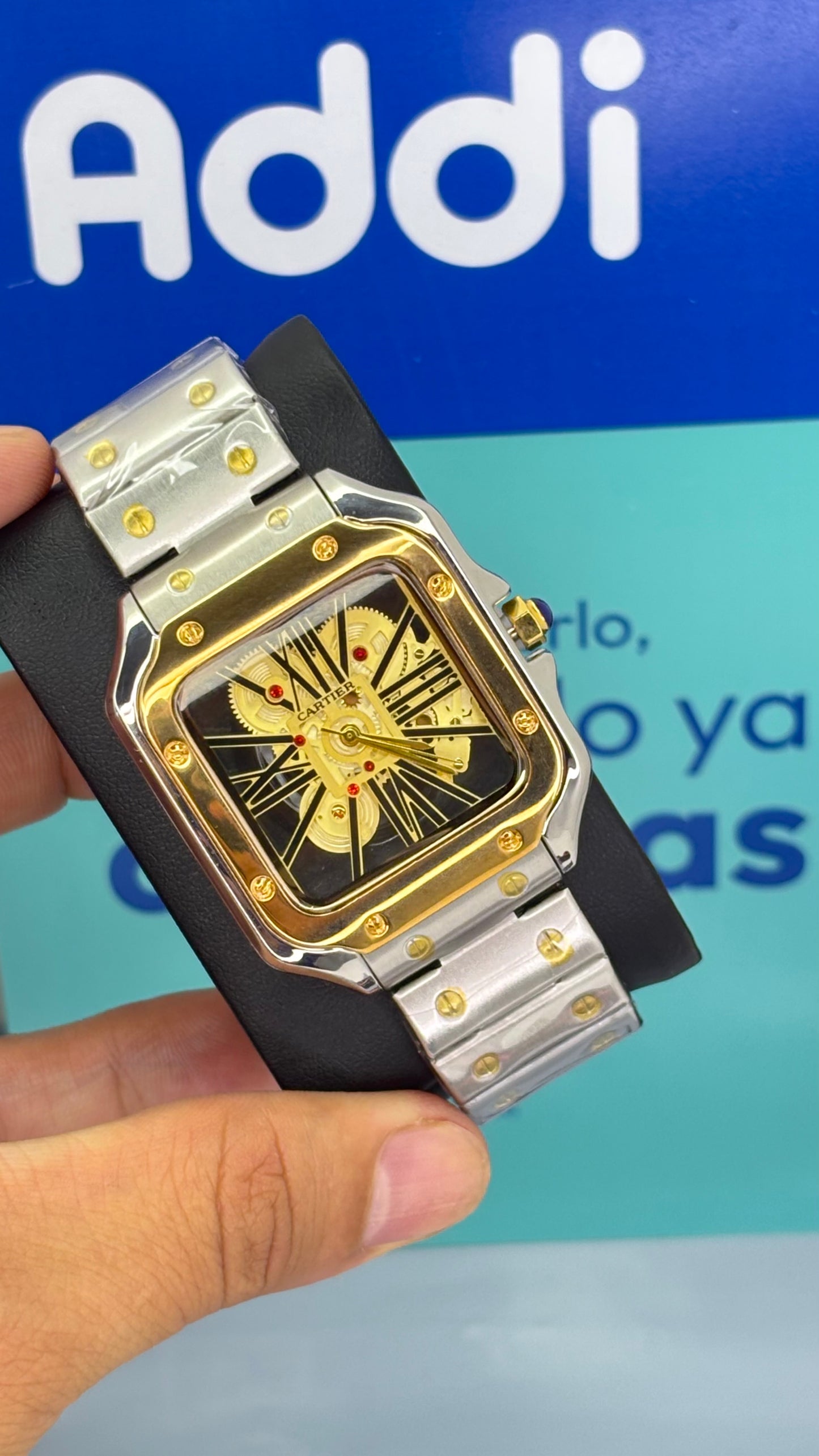 CARTIER SKELETON SANTOS PARA HOMBRE REF-PBD