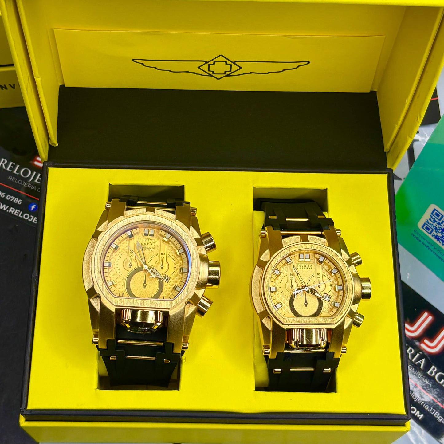PAREJA INVICTA BOLT ZEUS GOMA HOMBRE Y DAMA REF-ND
