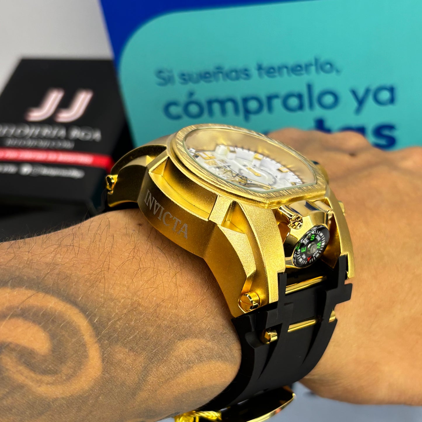 INVICTA BOLT ZEUS GOMA PARA HOMBRE REF-NB