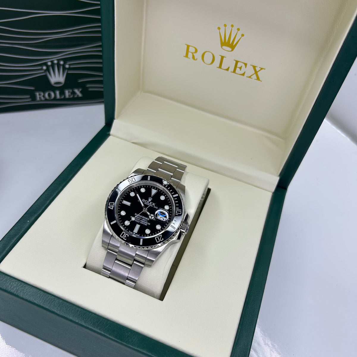 RLX ALTA GAMA SUBMARINER AUTOMATICO CARA NEGRA