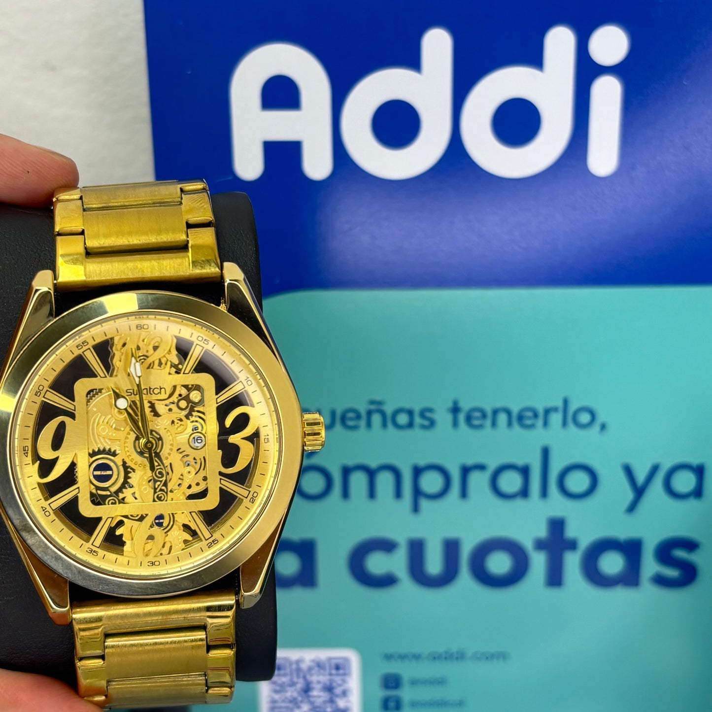 SWATCH TRASPARENTE PARA HOMBRE REF 301-D