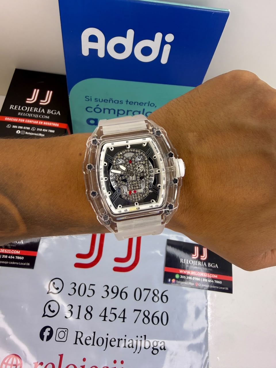 RICHARD MILLE TRANSPARENTE PARA HOMBRE REF-B