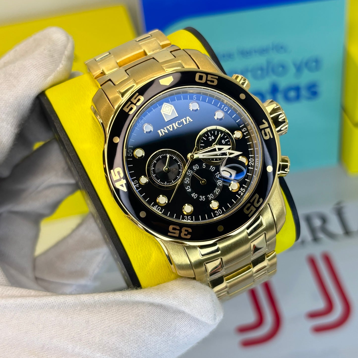 INVICTA PRO DIVER ORIGINAL PARA HOMBRE REF- 0072 - ORO