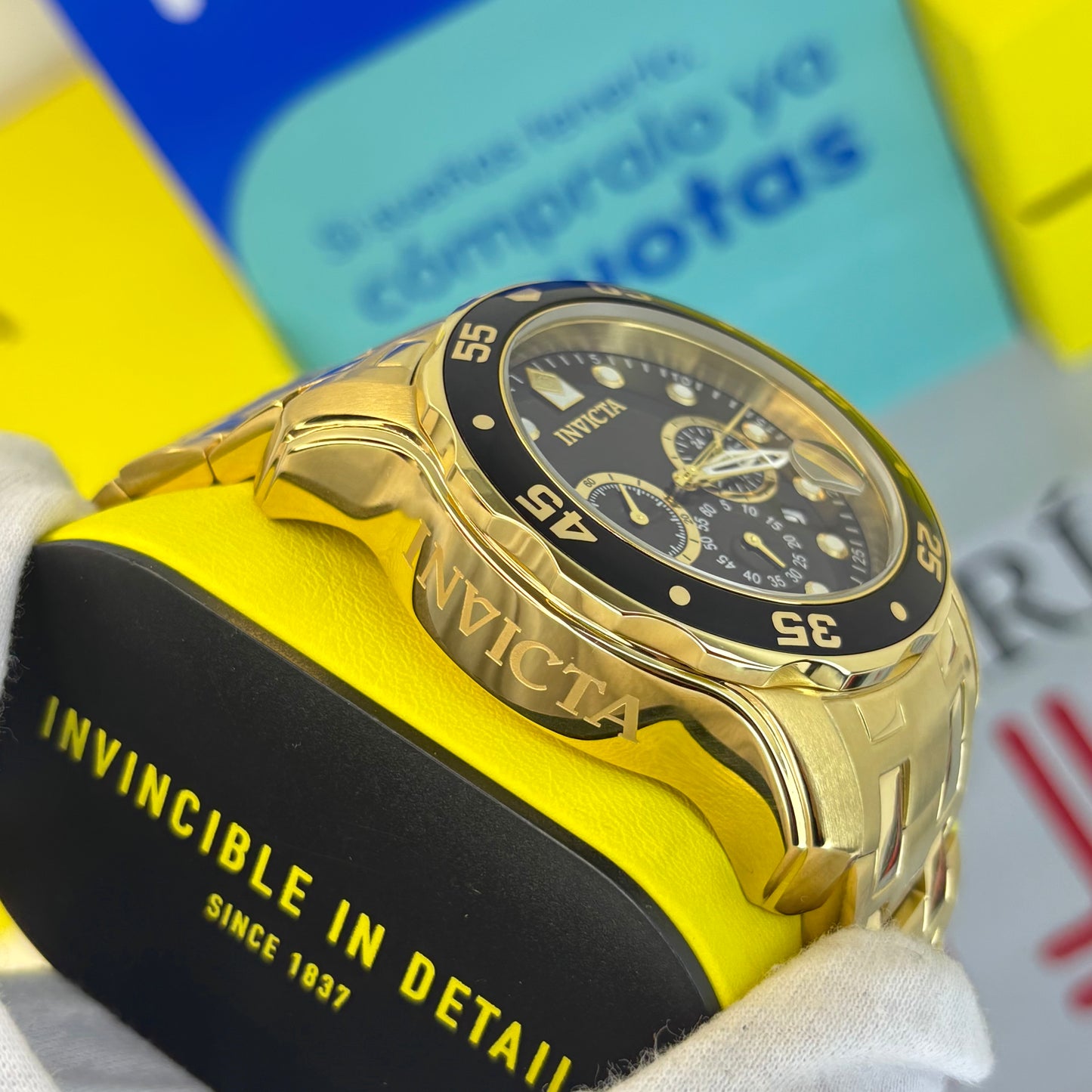 INVICTA PRO DIVER ORIGINAL PARA HOMBRE REF- 0072 - ORO