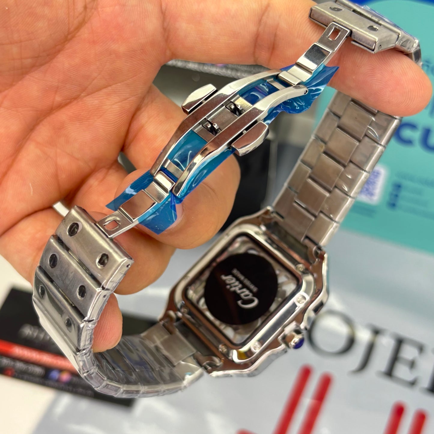 CARTIER SKELETON SANTOS PARA HOMBRE REF-PNB