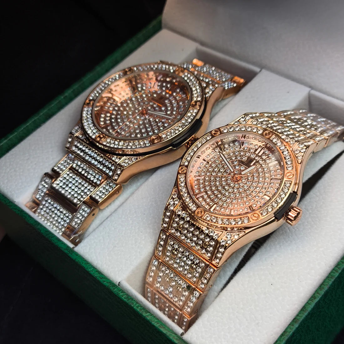 PAREJA HUBLOT CUB 882888 UNISEX REF OR RELOJES JJ