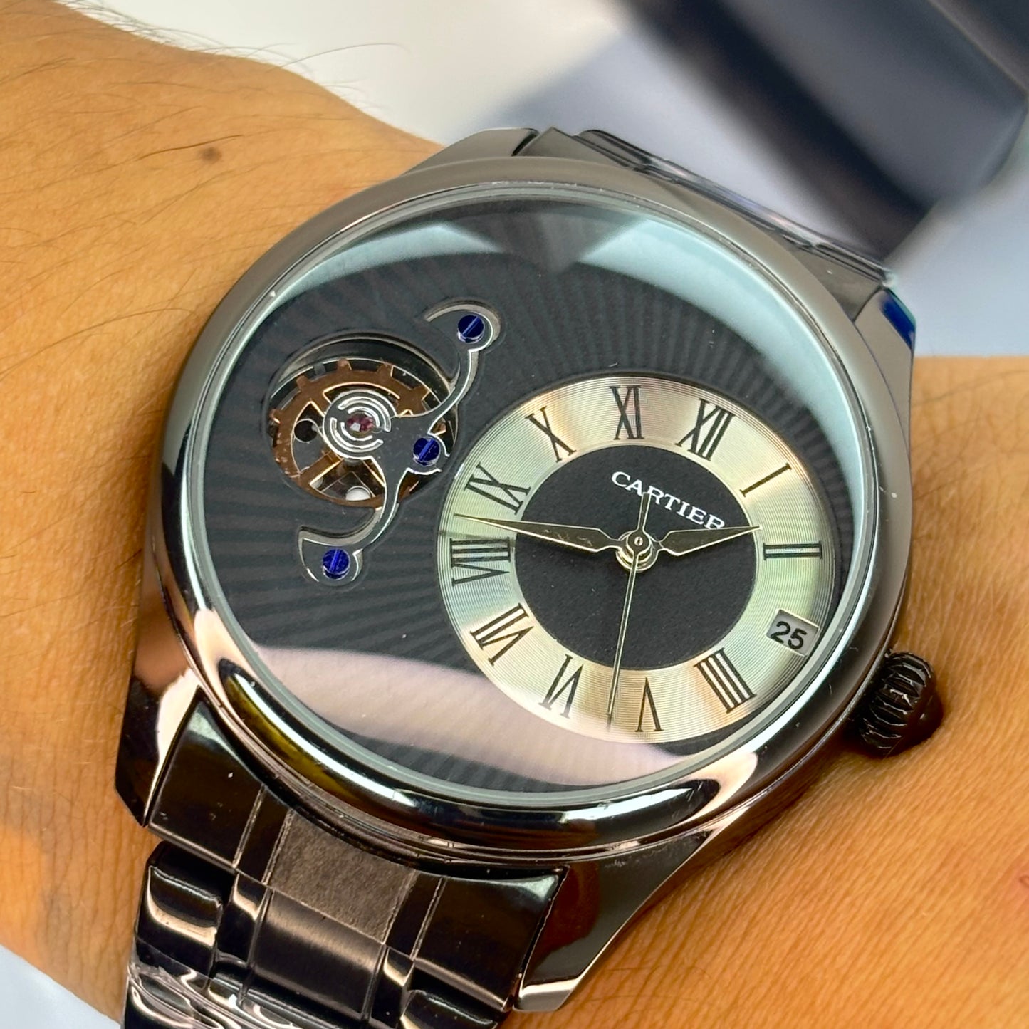 CARTIER ROMANO DOBLE MAQUINA PARA HOMBRE REF-NNFL
