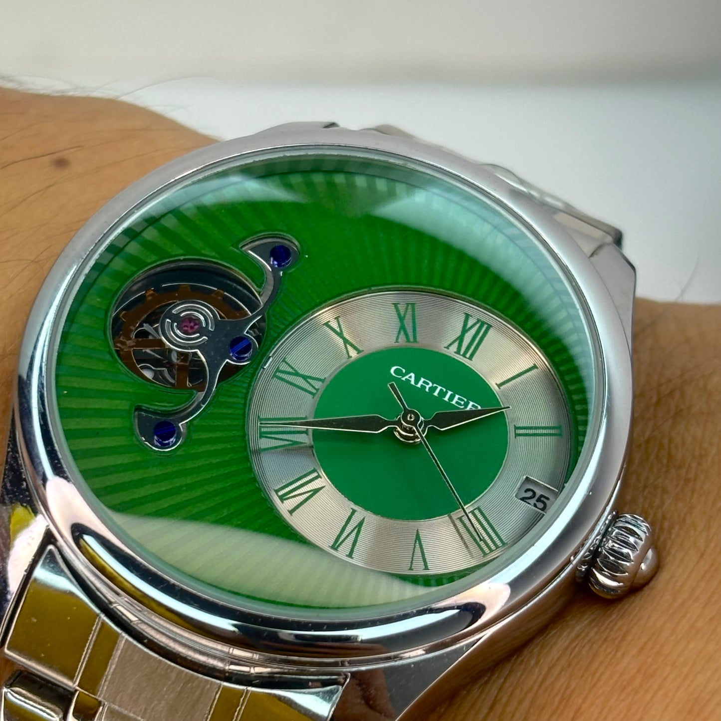 CARTIER ROMANO DOBLE MAQUINA PARA HOMBRE REF-PLAV