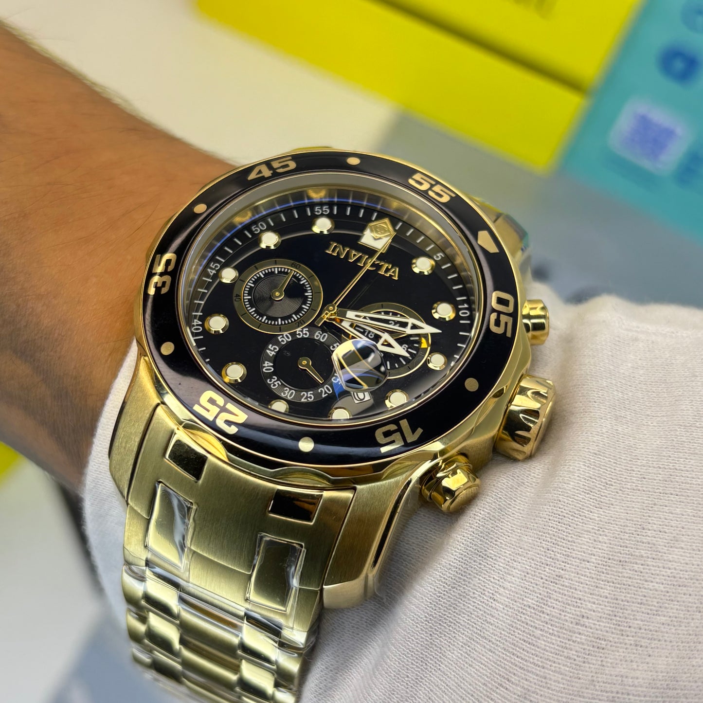 INVICTA PRO DIVER ORIGINAL PARA HOMBRE REF- 0072 - ORO
