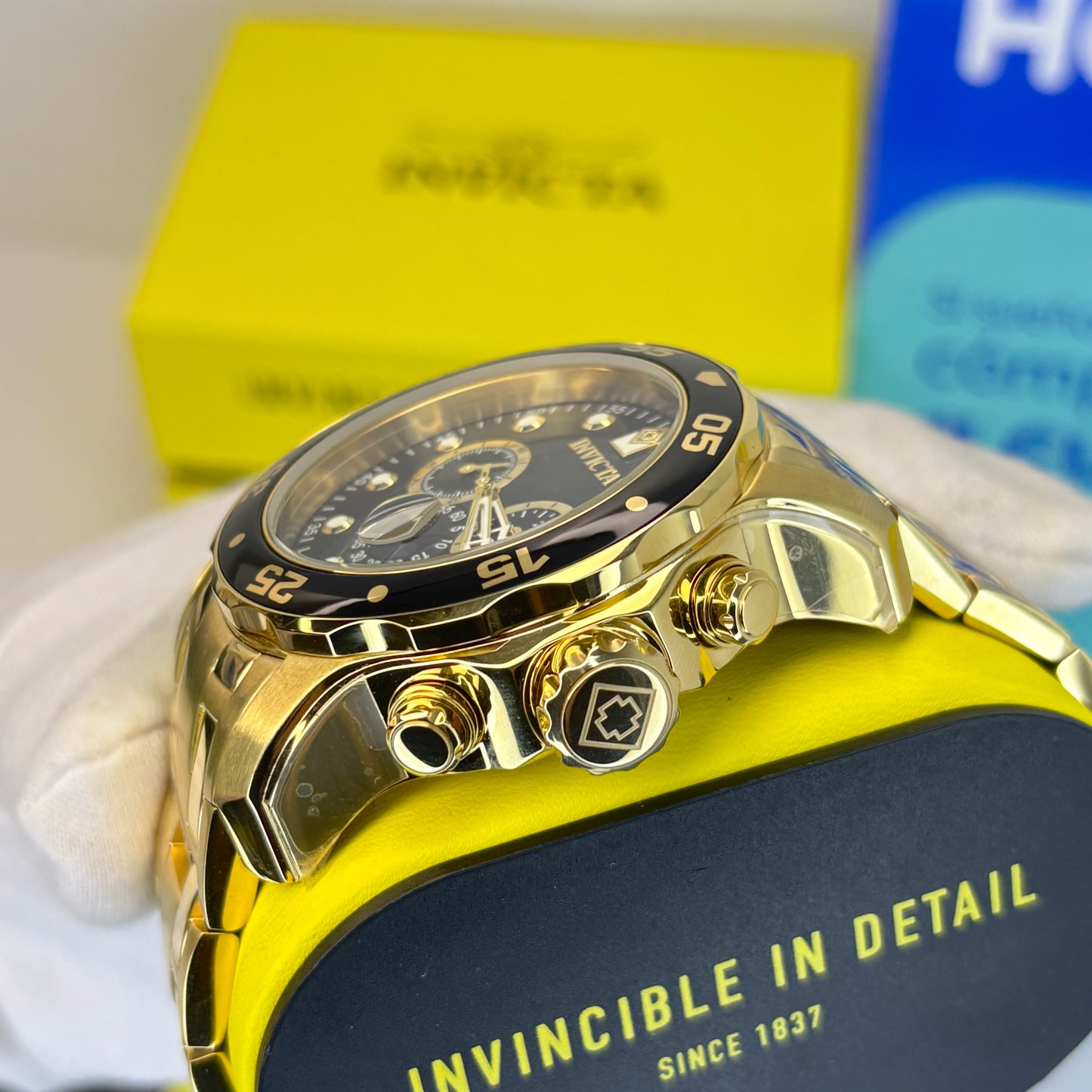 INVICTA PRO DIVER ORIGINAL PARA HOMBRE REF- 0072 - ORO