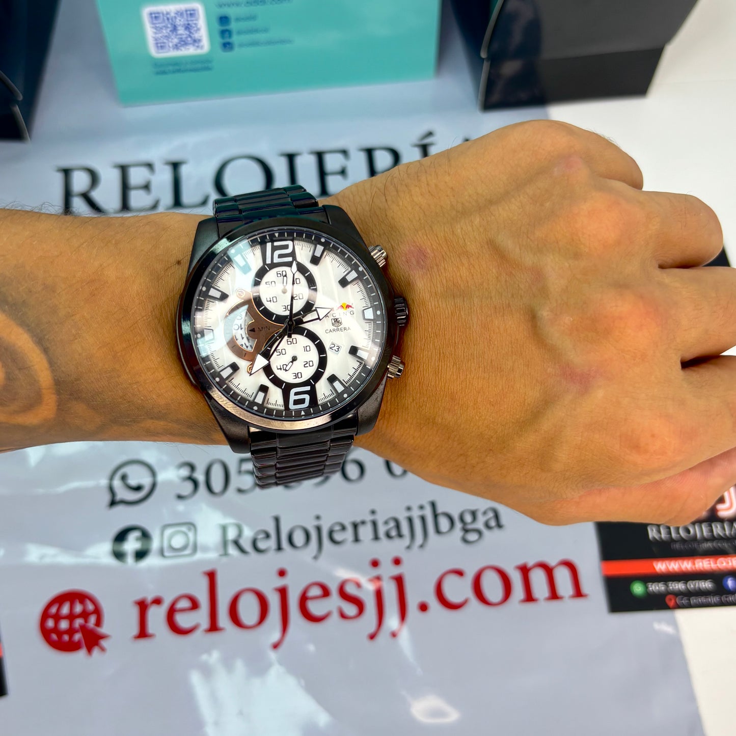 TAG HEUER CR7 FUNCIONAL EN ACERO PARA HOMBRE REF-NB