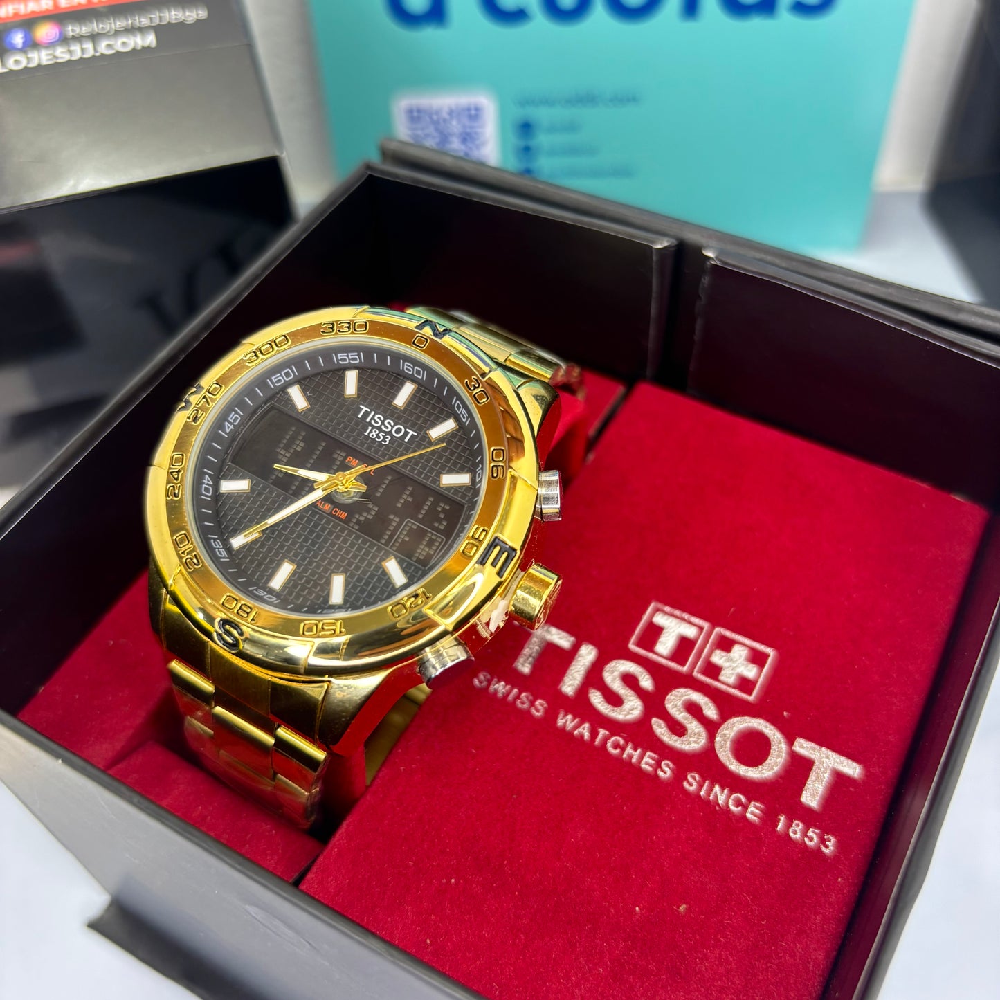 TISSOT PARA HOMBRE DOBLE HORA REF-DN