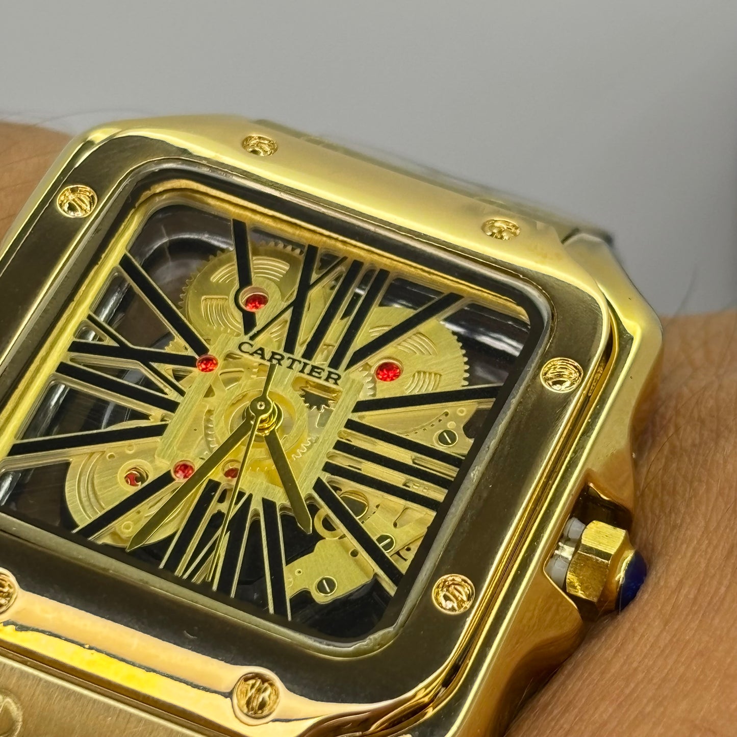 CARTIER SKELETON SANTOS PARA HOMBRE REF-D