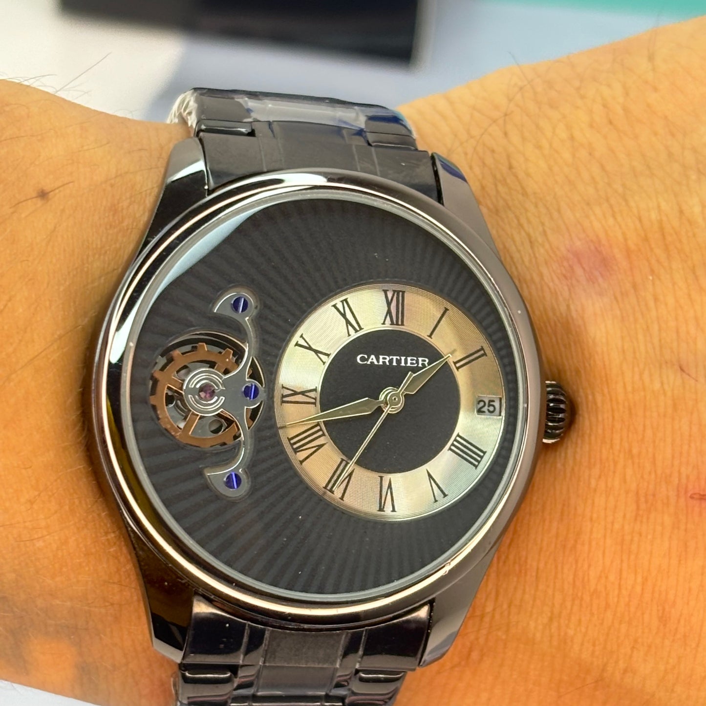 CARTIER ROMANO DOBLE MAQUINA PARA HOMBRE REF-NNFL