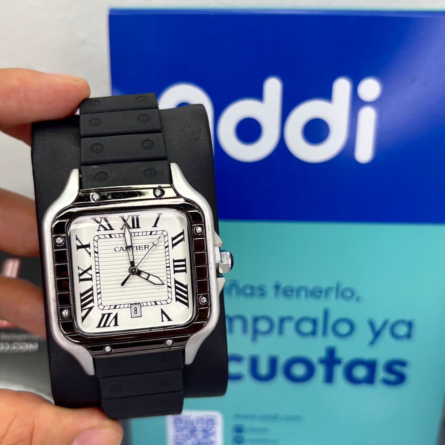 CARTIER DO´SANTOS GOMA PARA HOMBRE REF-NPB