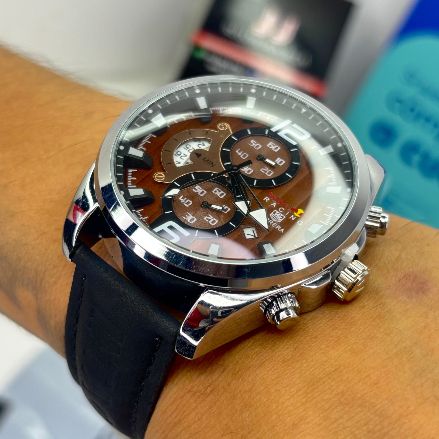 TAG HEUER CR7 FUNCIONAL EN CUERO PARA HOMBRE REF- NPC