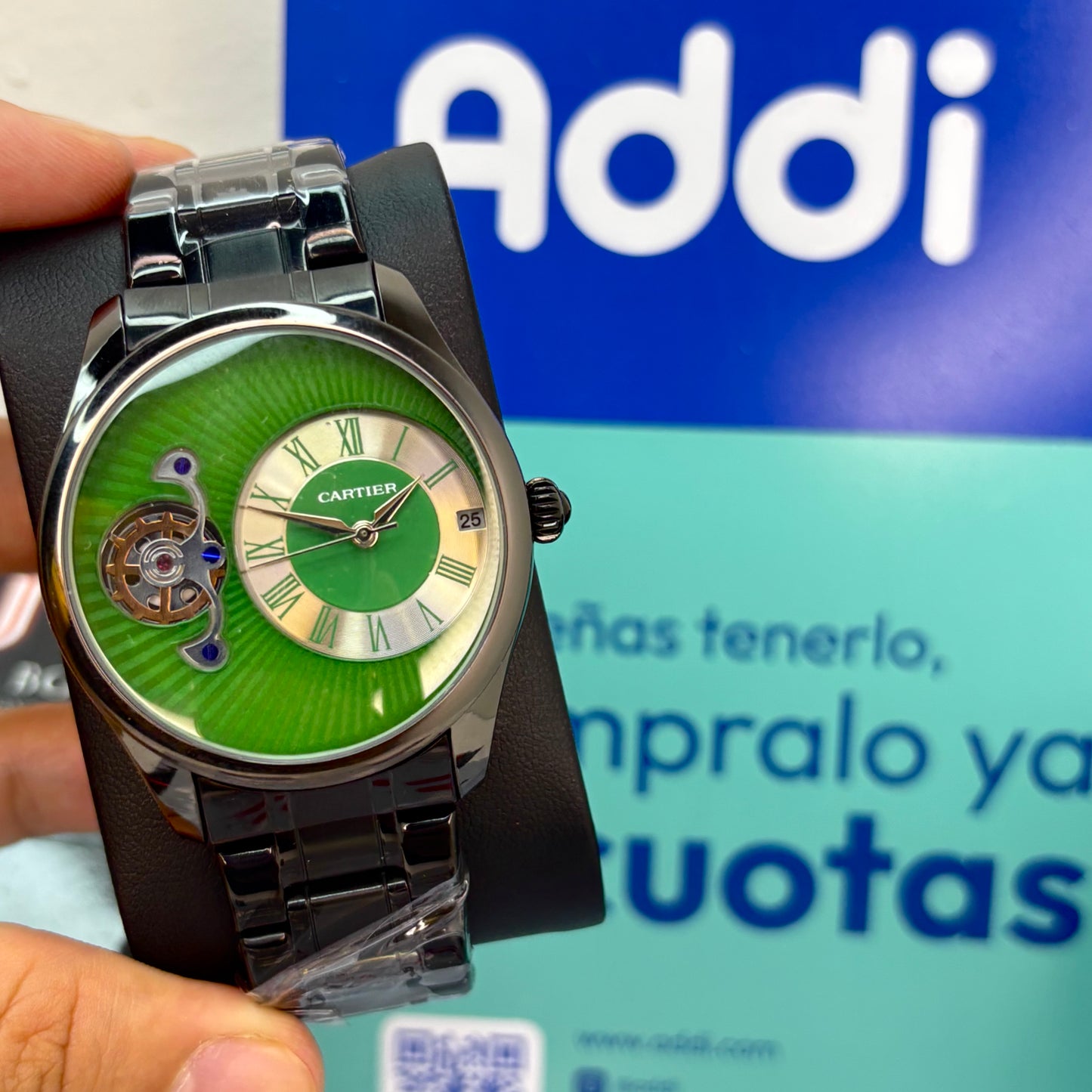 CARTIER ROMANO DOBLE MAQUINA PARA HOMBRE REF-NV