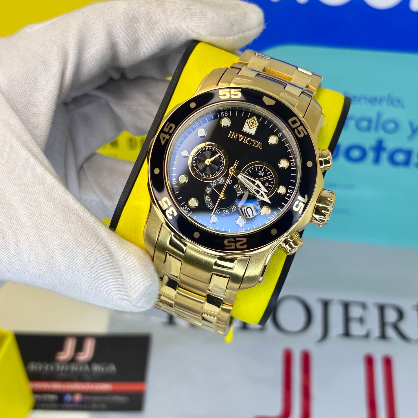 INVICTA PRO DIVER ORIGINAL PARA HOMBRE REF- 0072 - ORO