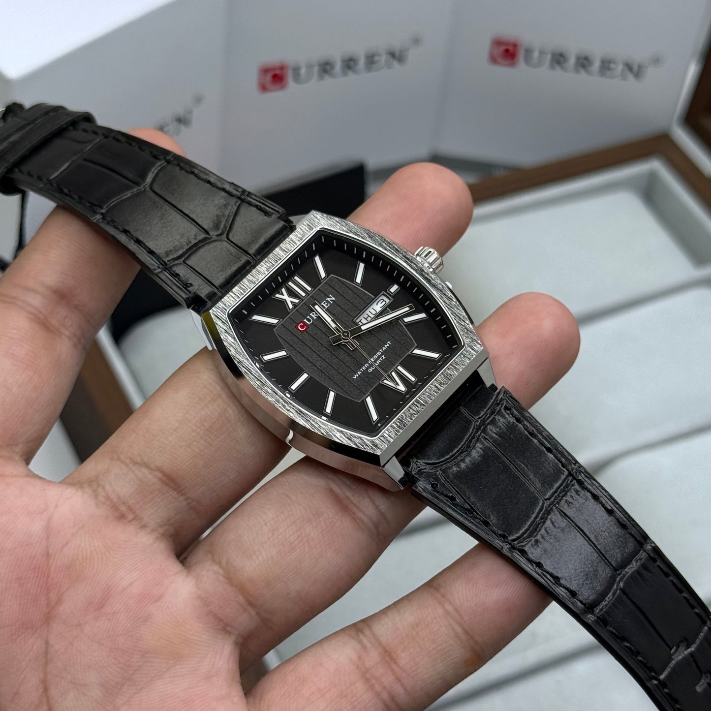 CURREN X CARTIER ORIGINAL PARA HOMBRE REF ROADTER 8478-NPN