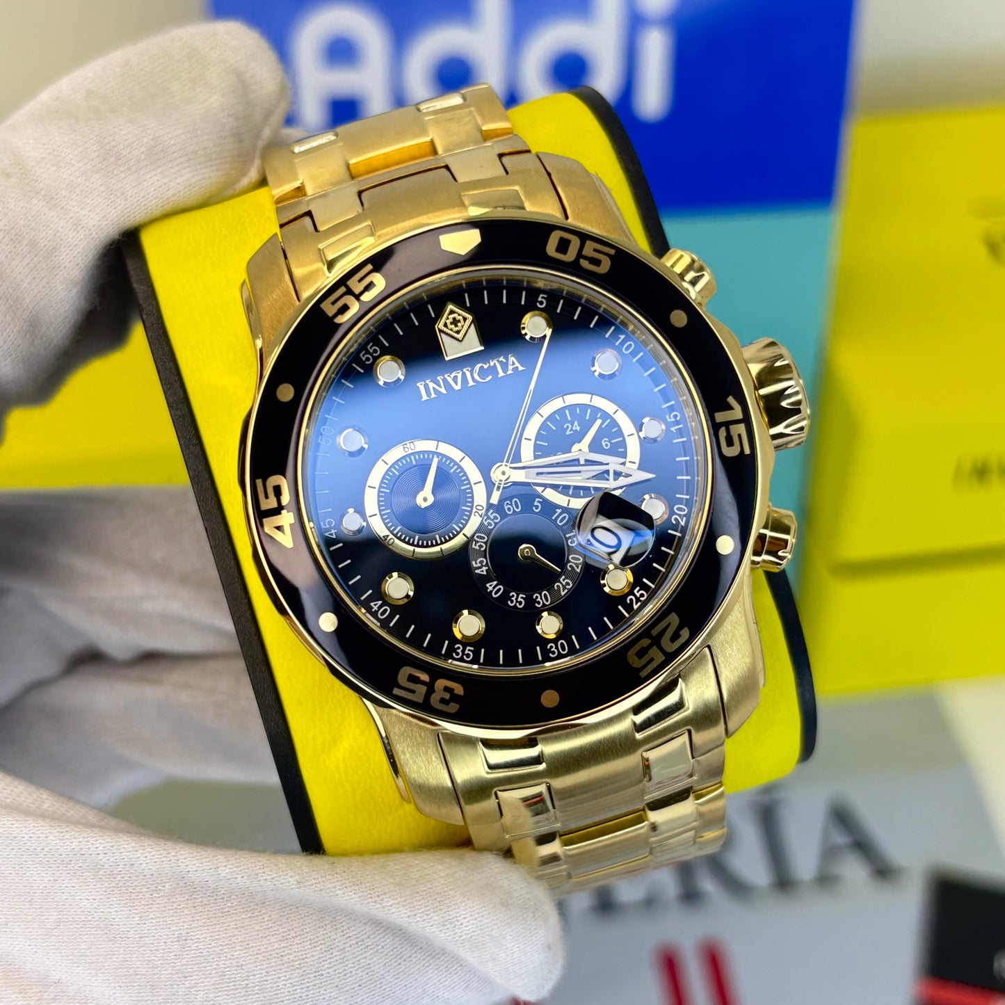 INVICTA PRO DIVER ORIGINAL PARA HOMBRE REF- 0072 - ORO