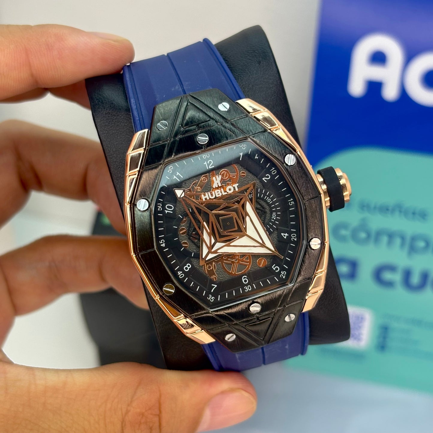 HUBLOT DIAMANTE PARA HOMBRE REF-A