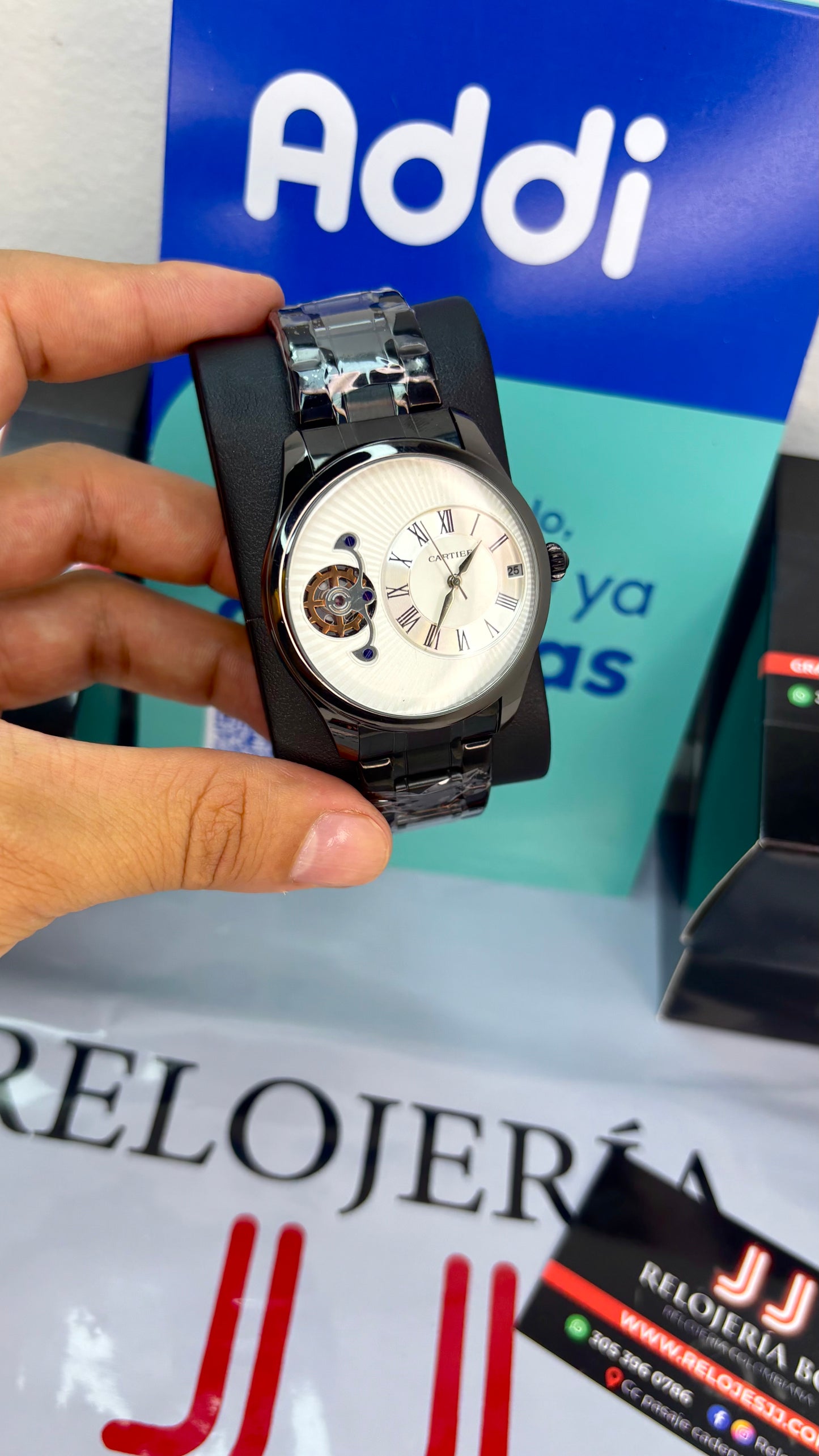 CARTIER ROMANO DOBLE MAQUINA PARA HOMBRE REF-NB