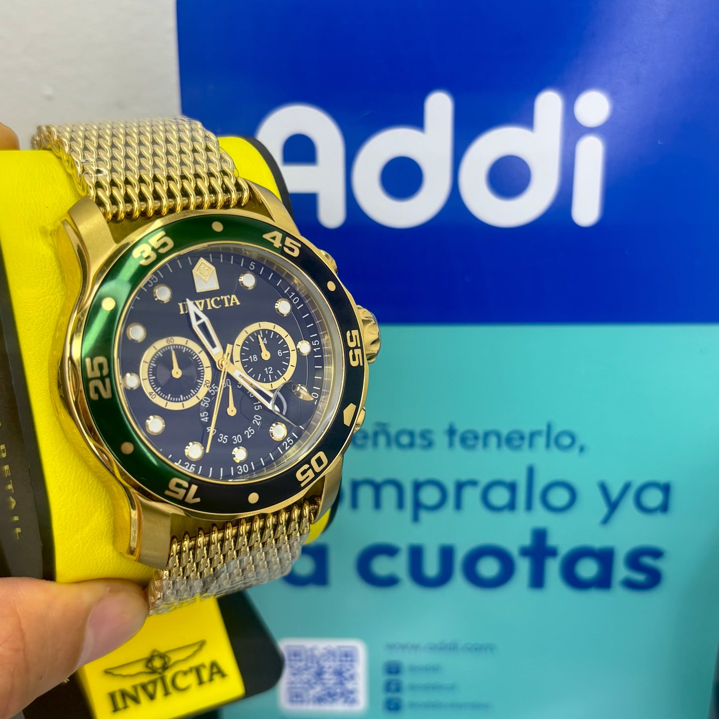 INVICTA PRO DIVER ORIGINAL ALTA GAMA PARA HOMBRE REF- 47632 - ORO