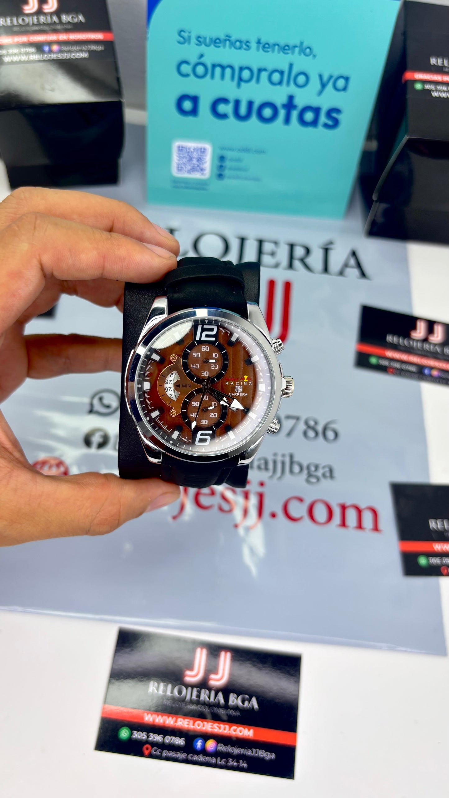 TAG HEUER CR7 FUNCIONAL EN CUERO PARA HOMBRE REF- NPC