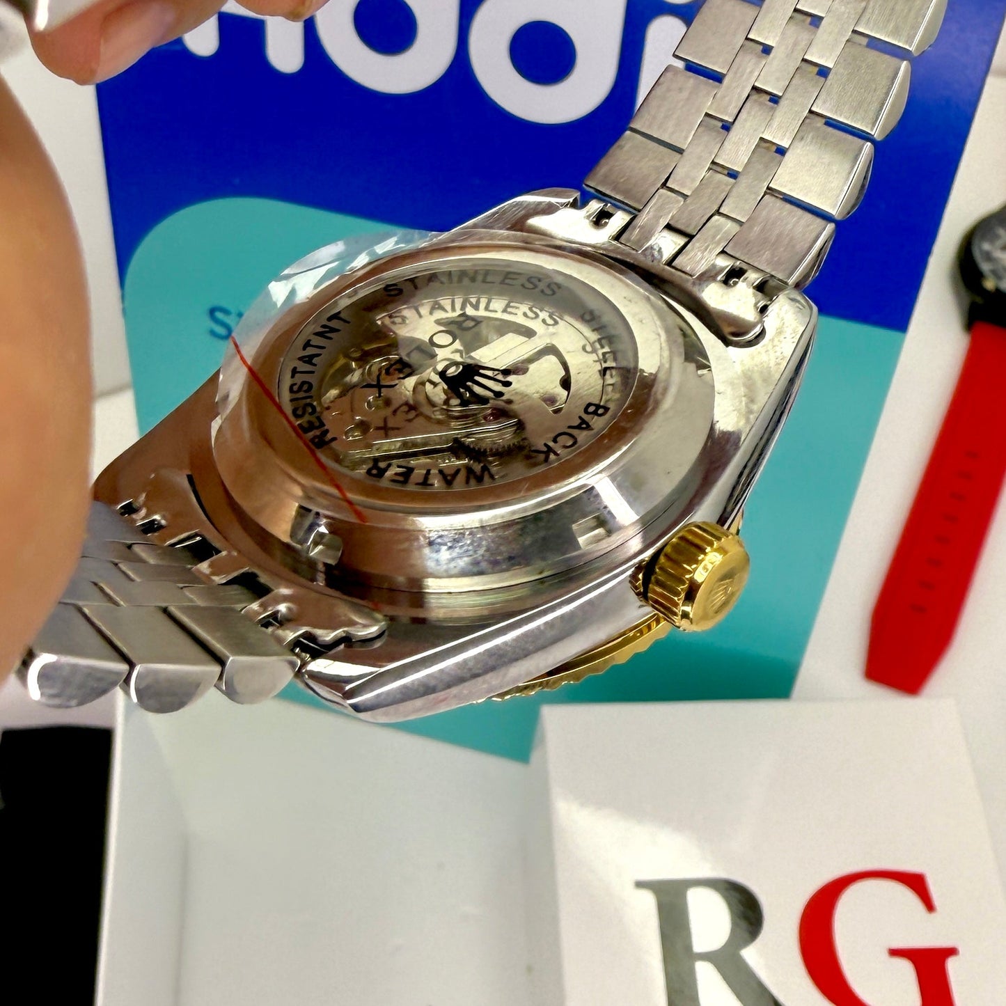 RIX AUTOMATICO CORAZON ABIERTO PRESIDET PARA HOMBRE REF-BN