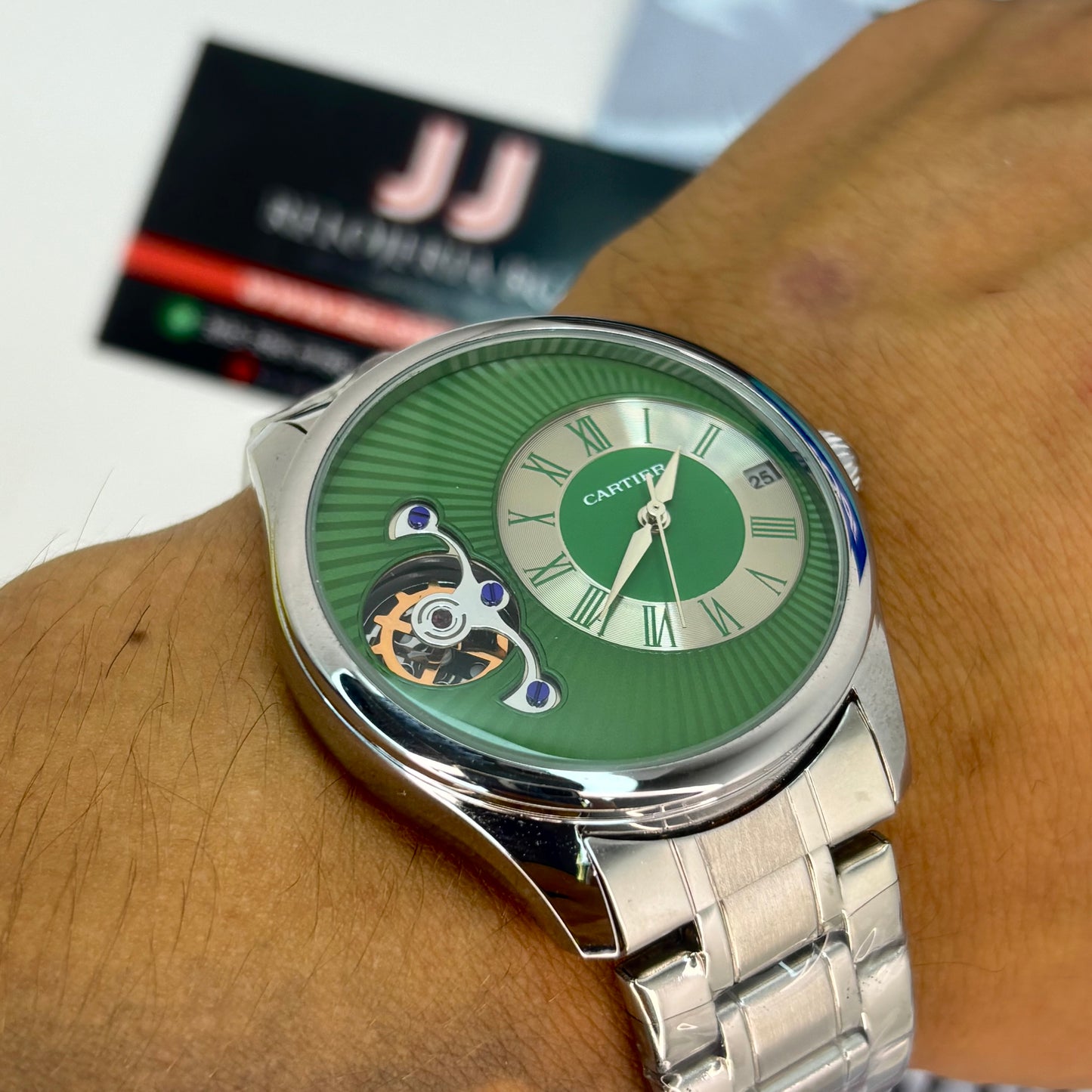 CARTIER ROMANO DOBLE MAQUINA PARA HOMBRE REF-PLAV