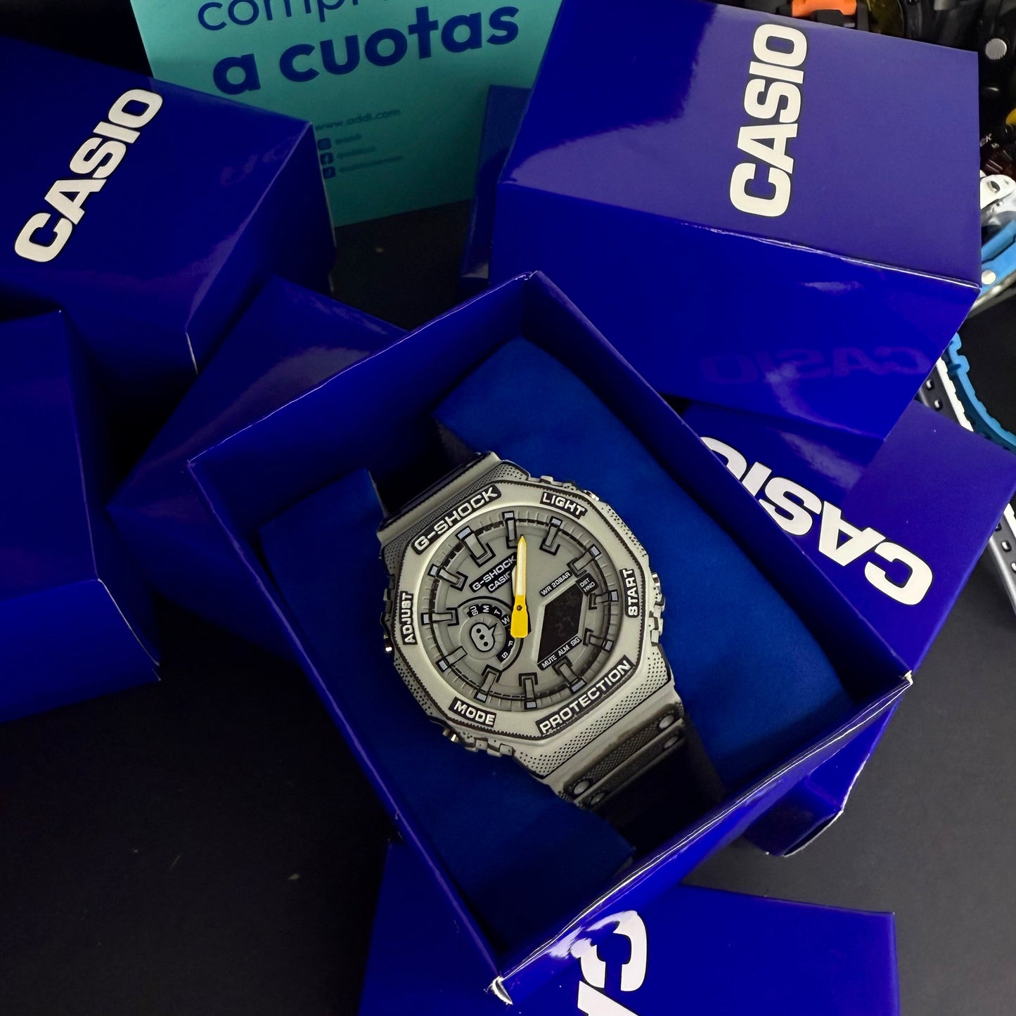CASIO G-SHOCK PARA HOMBRE REF-GA2100-G