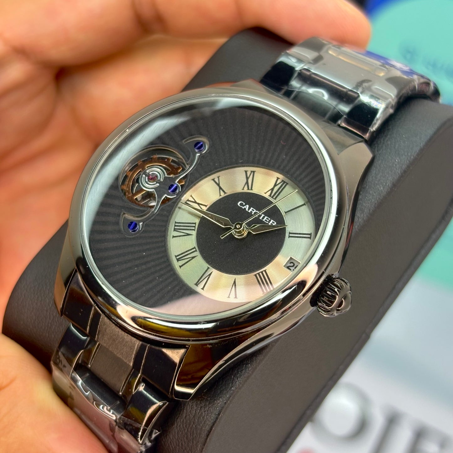 CARTIER ROMANO DOBLE MAQUINA PARA HOMBRE REF-NNFL