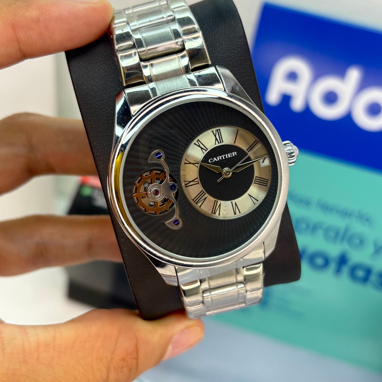 CARTIER ROMANO DOBLE MAQUINA PARA HOMBRE REF-PAZLS