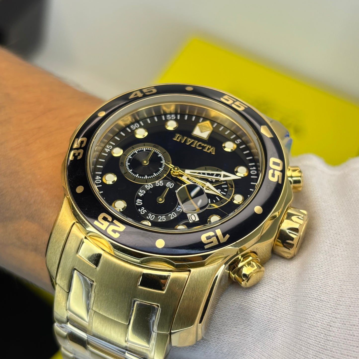 INVICTA PRO DIVER ORIGINAL PARA HOMBRE REF- 0072 - ORO