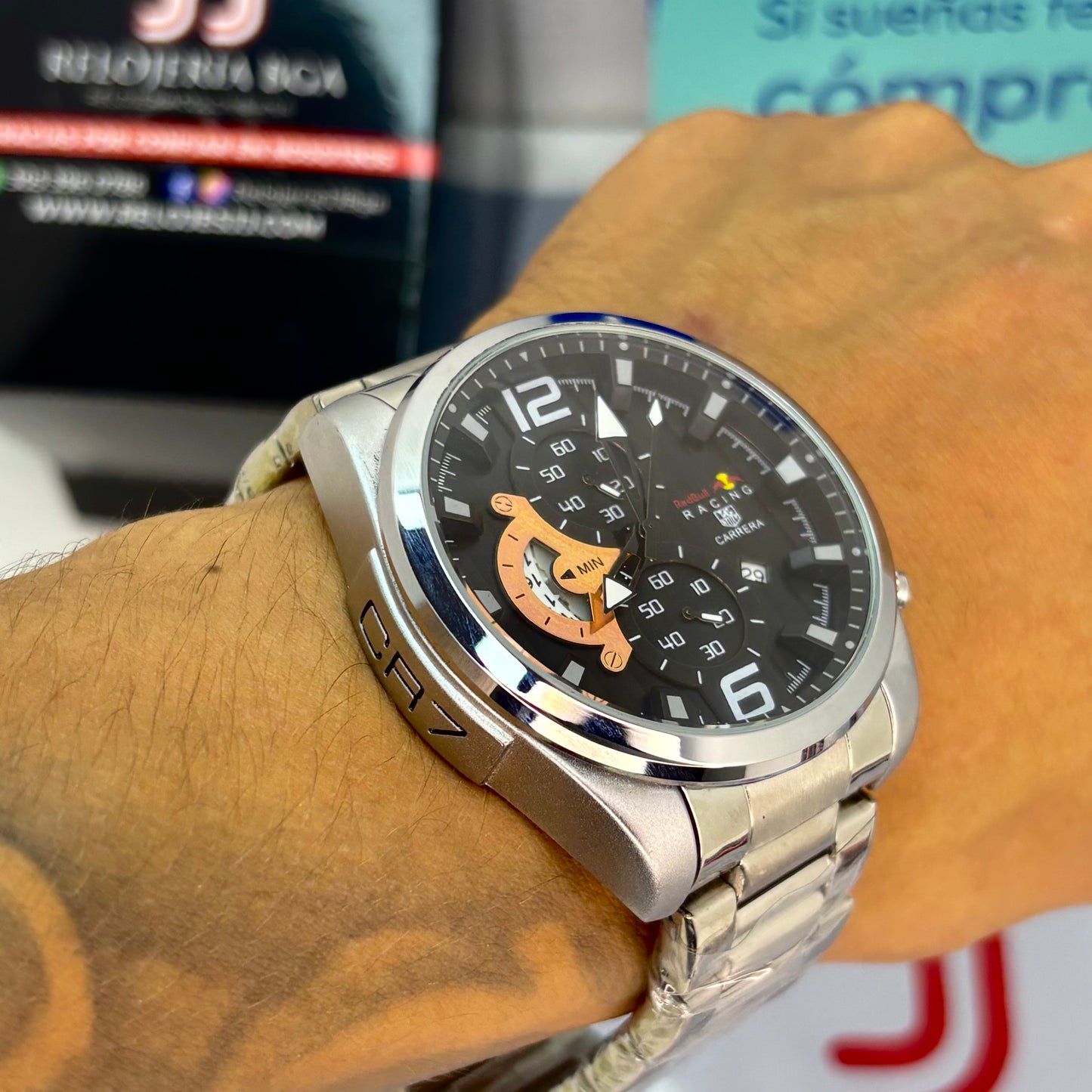 TAG HEUER CR7 FUNCIONAL EN ACERO PARA HOMBRE REF-PN