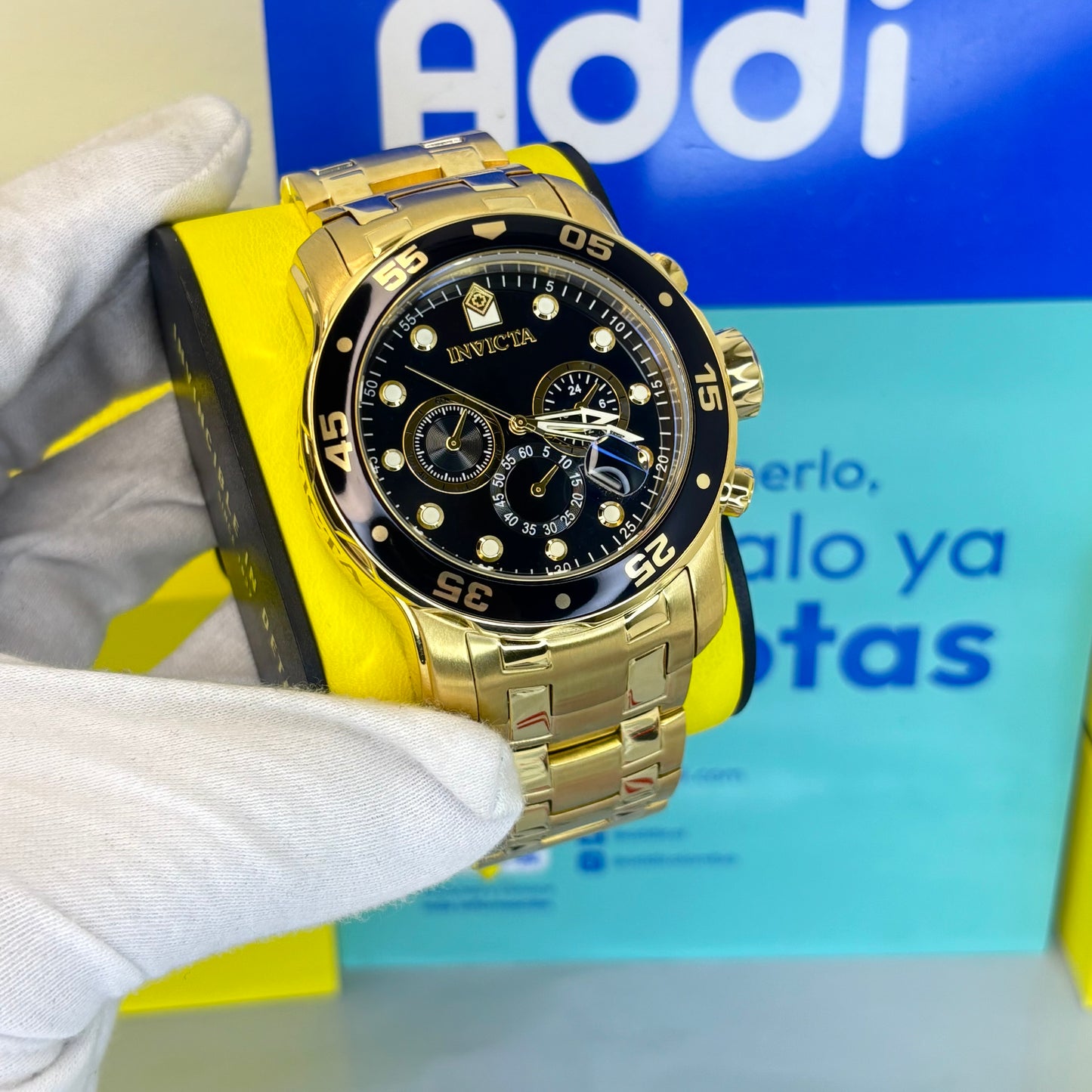 INVICTA PRO DIVER ORIGINAL PARA HOMBRE REF- 0072 - ORO