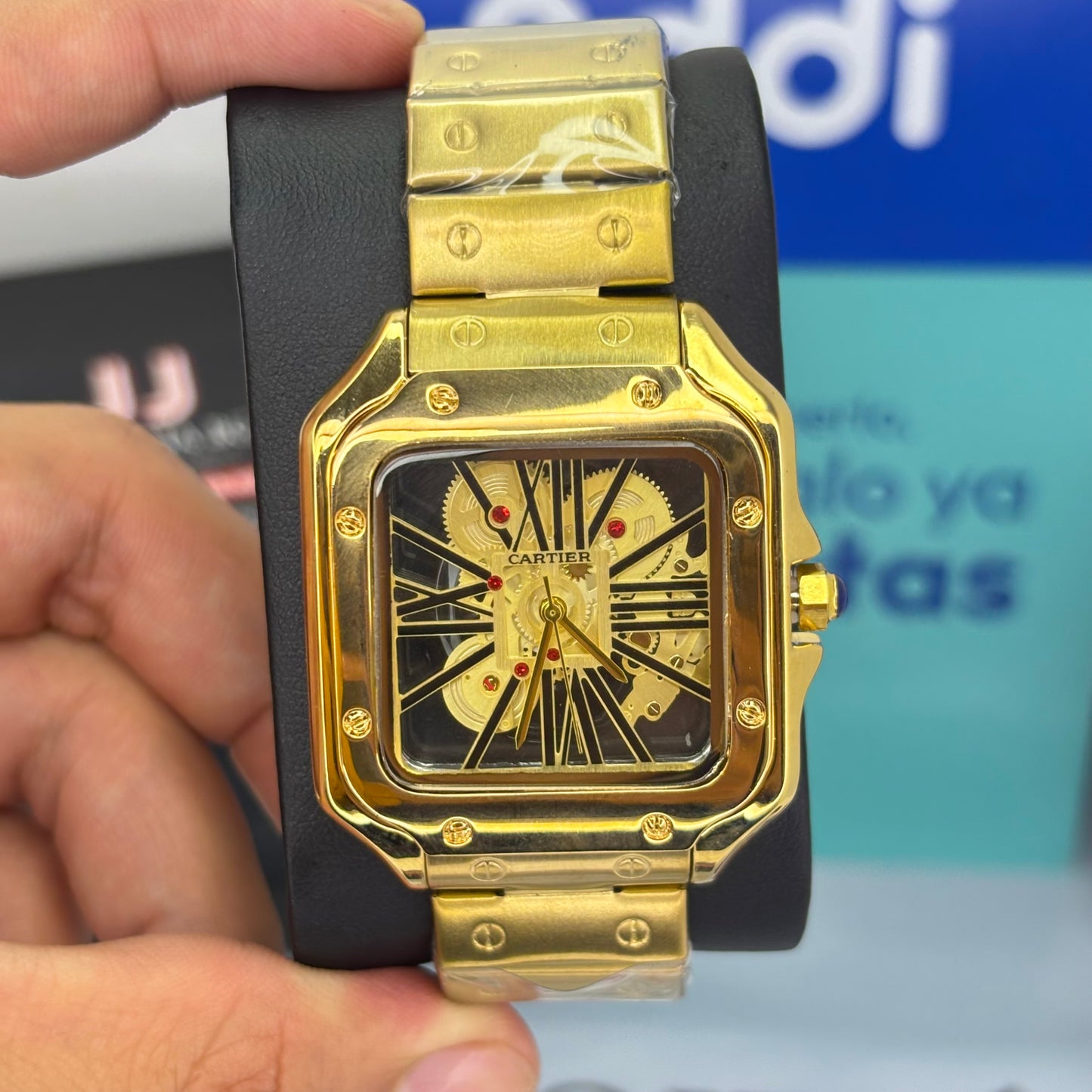 CARTIER SKELETON SANTOS PARA HOMBRE REF-D