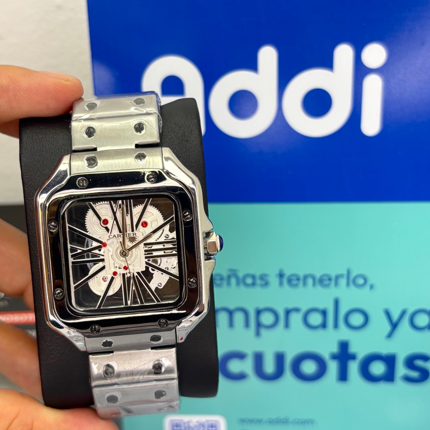 CARTIER SKELETON SANTOS PARA HOMBRE REF-PNB