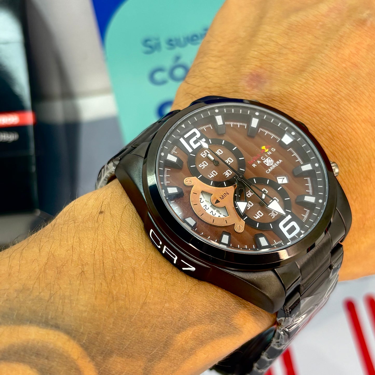 TAG HEUER CR7 FUNCIONAL EN ACERO PARA HOMBRE REF- NC