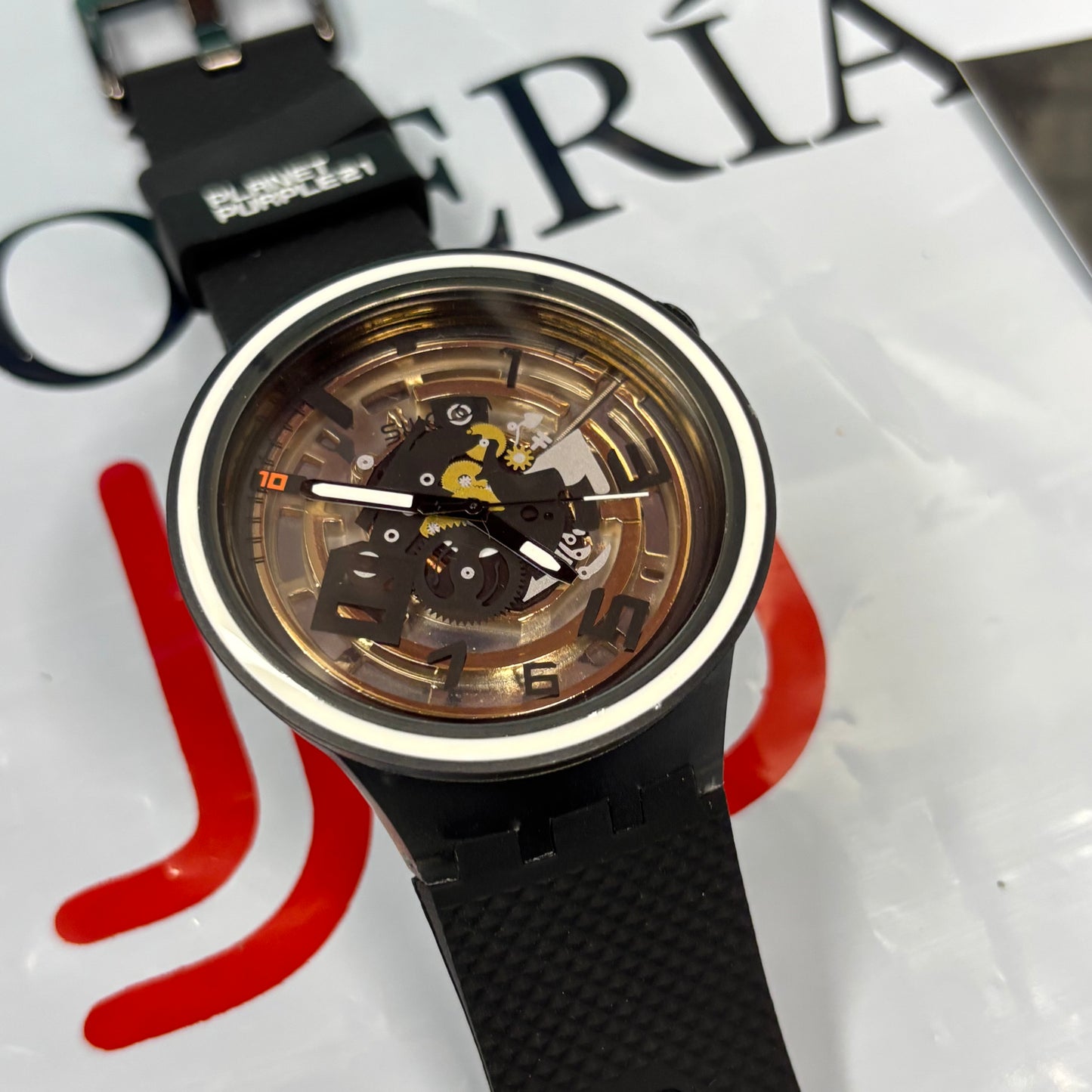 SWATCH PLANET PURPLE PARA HOMBRE REF-NB