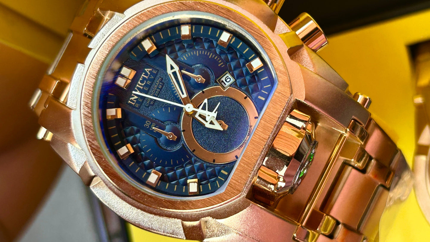 INVICTA BOLT ACERO PARA DAMA FONDO AZUL REF-DA