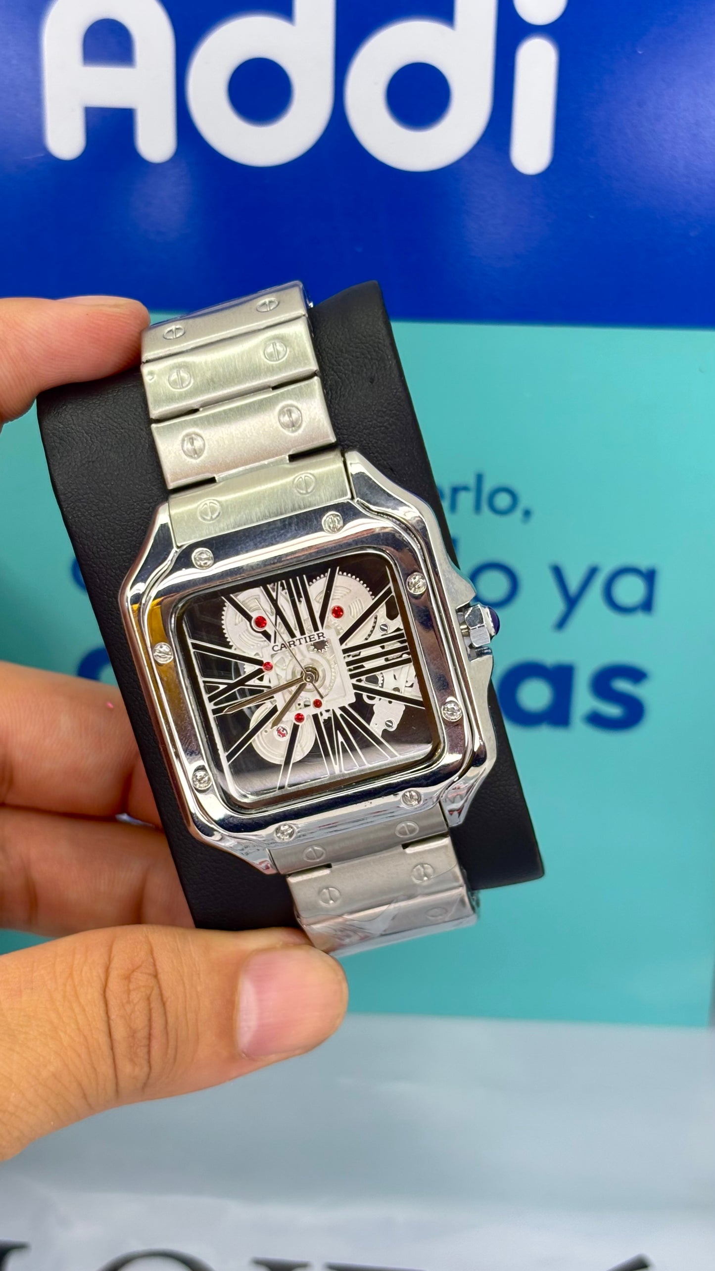 CARTIER SKELETON SANTOS PARA HOMBRE REF-P