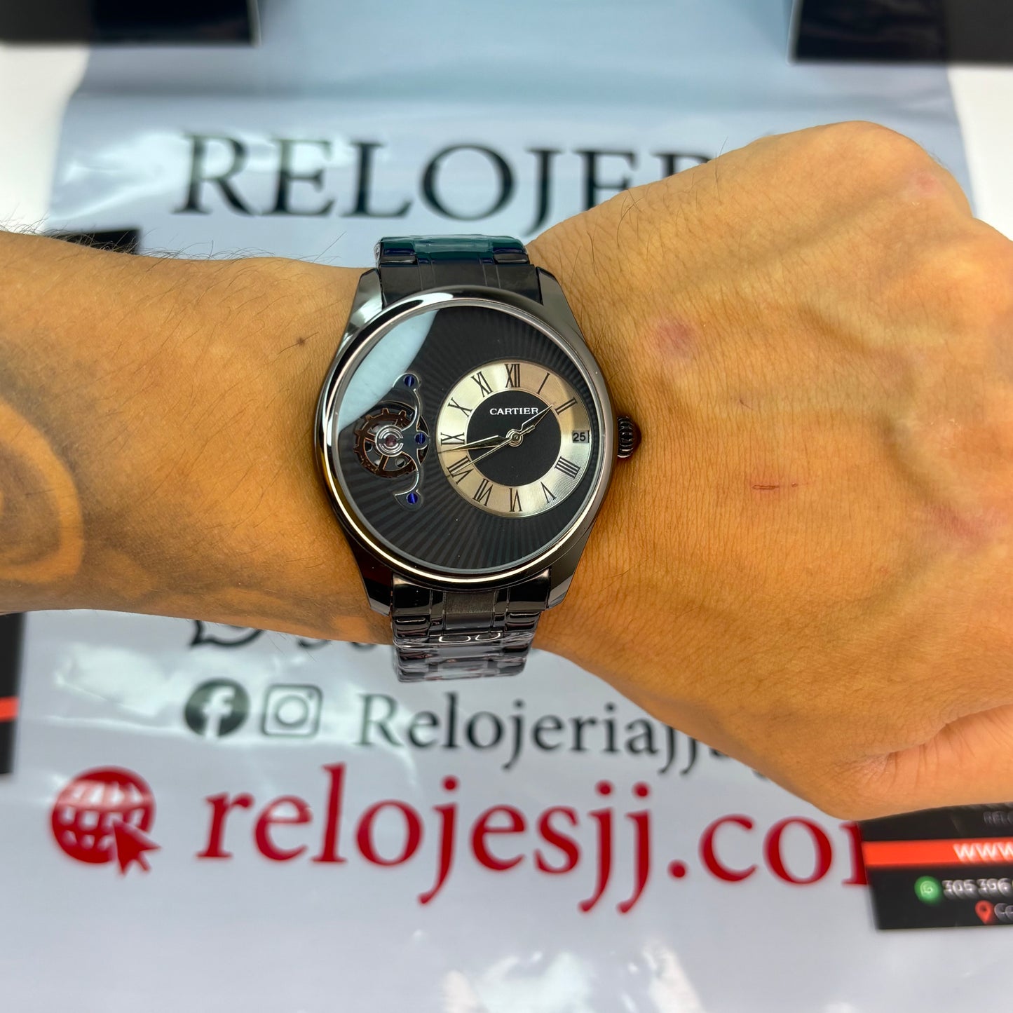 CARTIER ROMANO DOBLE MAQUINA PARA HOMBRE REF-NNFL