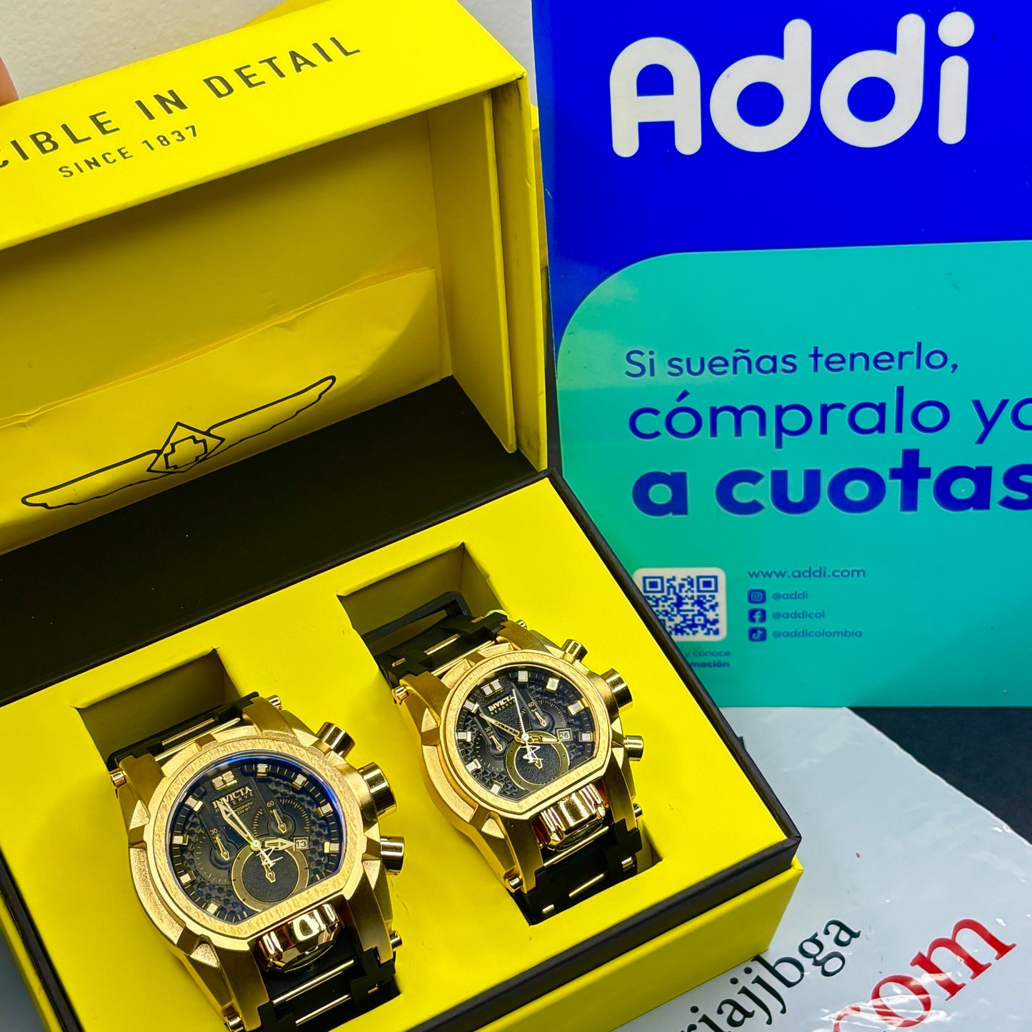 PAREJA INVICTA BOLT ZEUS GOMA HOMBRE Y DAMA REF-NN