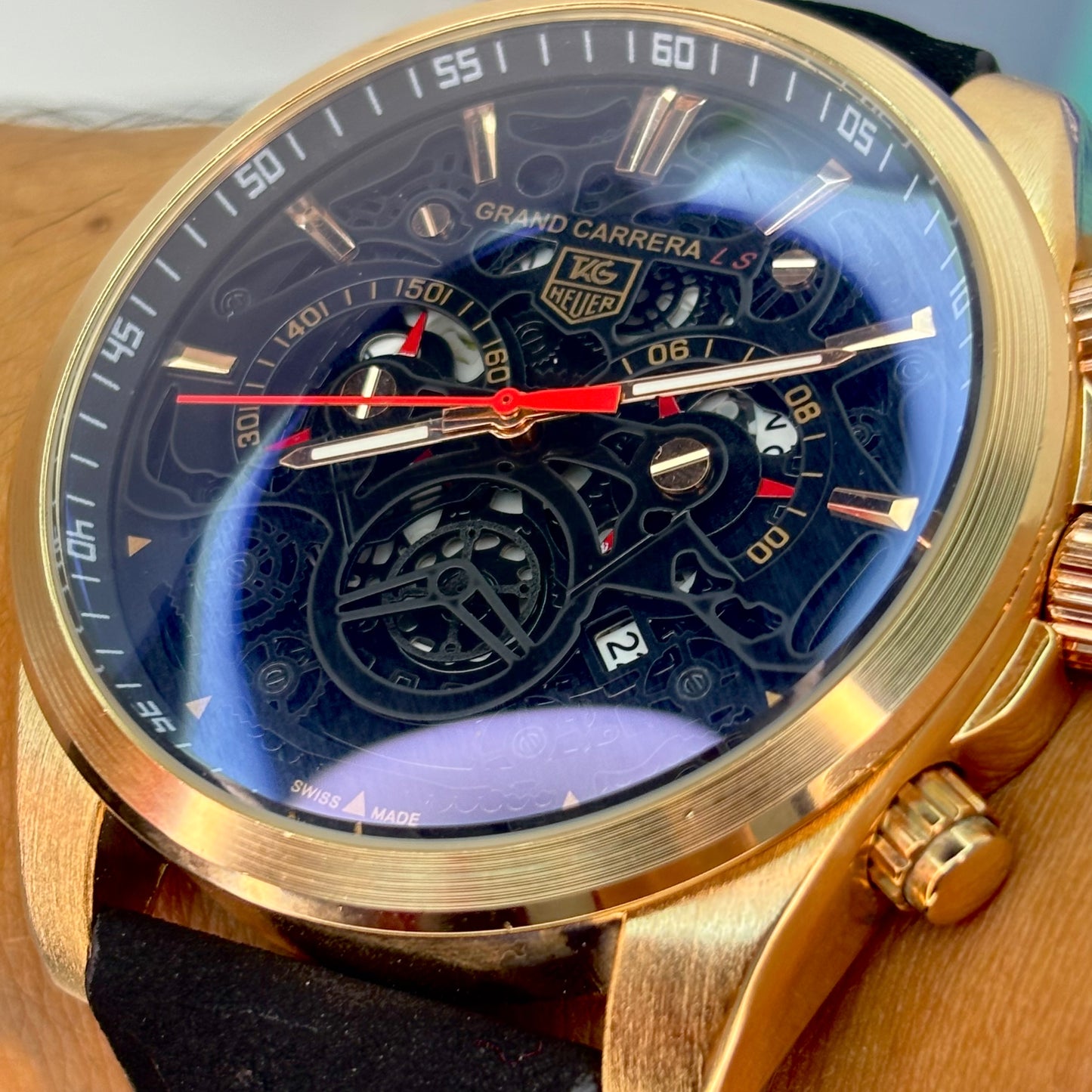 TAG HEUER CR7 FUNCIONAL en cuero PARA HOMBRE REF-NON