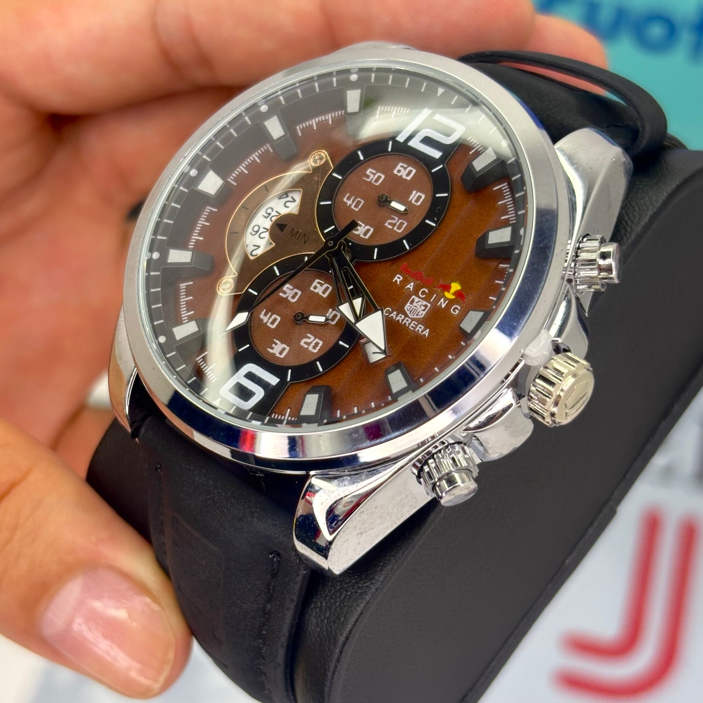 TAG HEUER CR7 FUNCIONAL EN CUERO PARA HOMBRE REF- NPC
