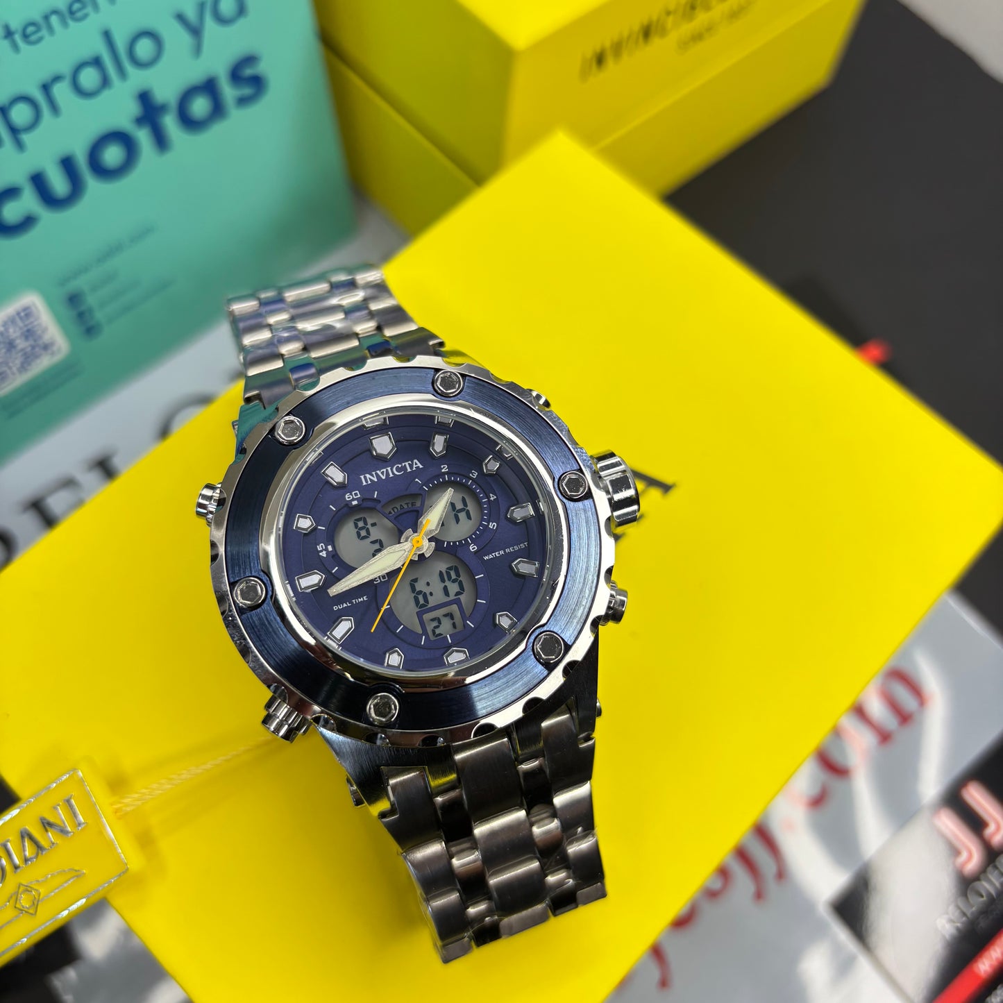 INVICTA DOBLE HORA PARA HOMBRE REF-APNA