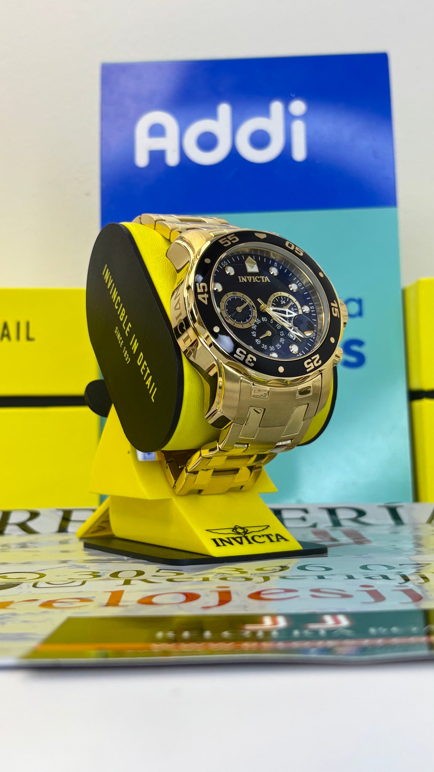 INVICTA PRO DIVER ORIGINAL PARA HOMBRE REF- 0072 - ORO