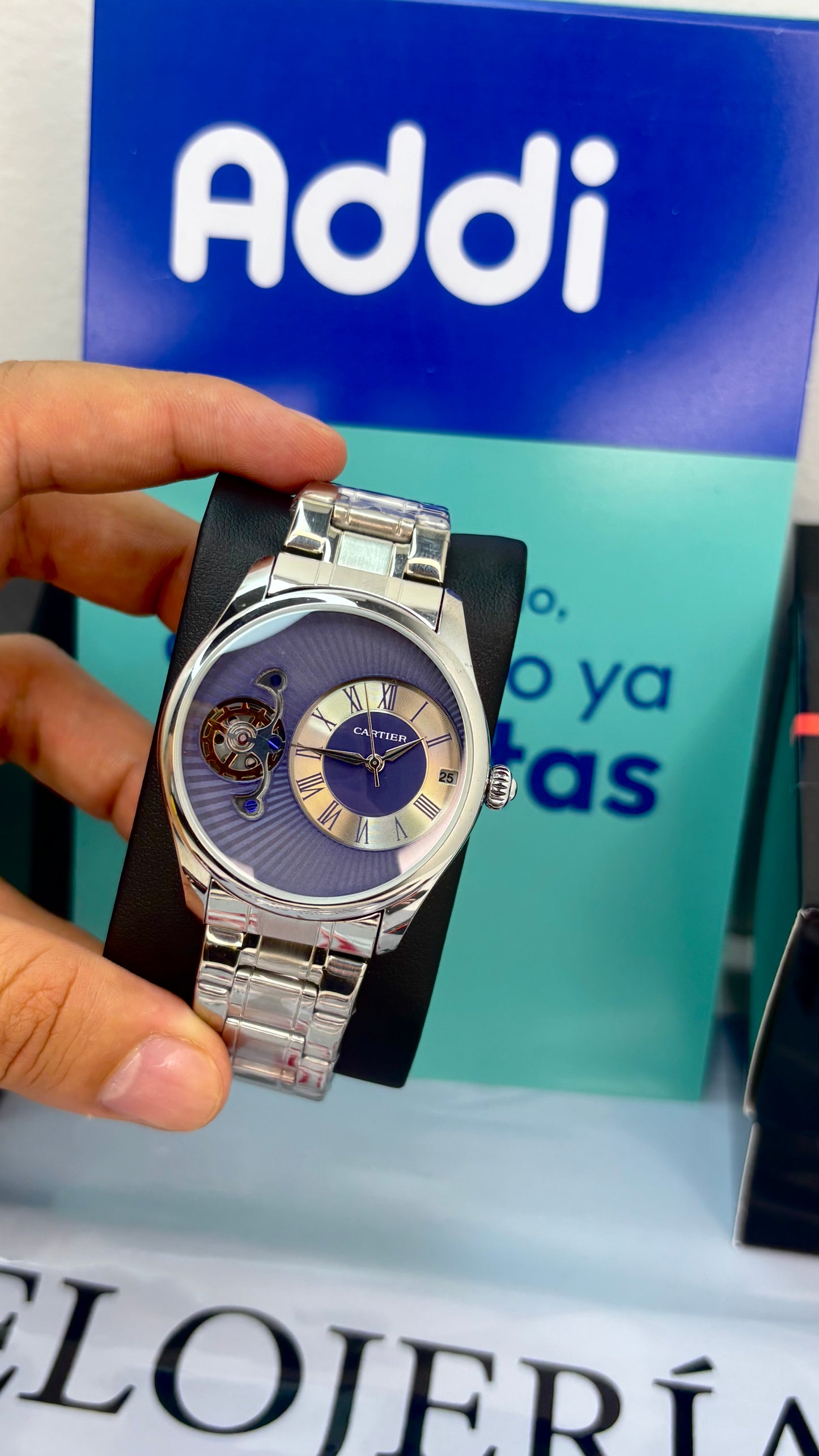 CARTIER ROMANO DOBLE MAQUINA PARA HOMBRE REF-PAZS